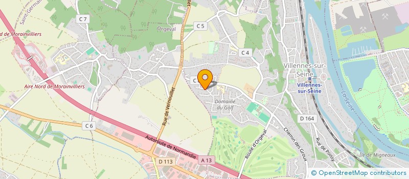 localisation de l'entreprise MONSIEUR DOMINIQUE CHEURET à VILLENNES-SUR-SEINE
