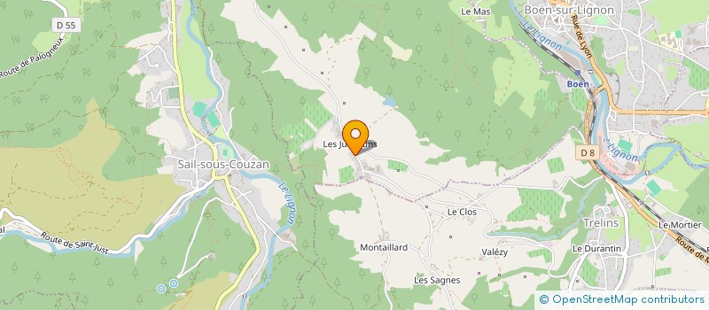 localisation de l'entreprise MONSIEUR DOMINIQUE CHEZE  LEIGNEUX