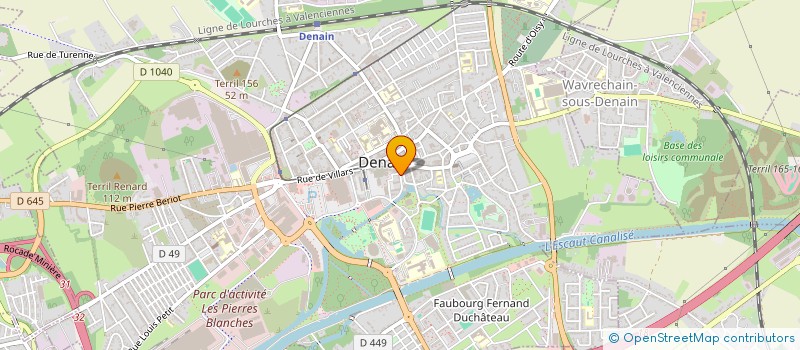 localisation de l'entreprise MONSIEUR DOMINIQUE CHIBANE  DENAIN