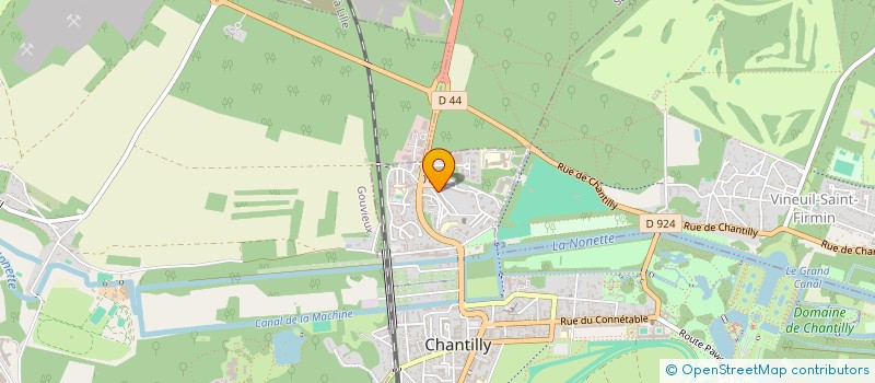 localisation de l'entreprise MONSIEUR DOMINIQUE CHIEUX à CHANTILLY