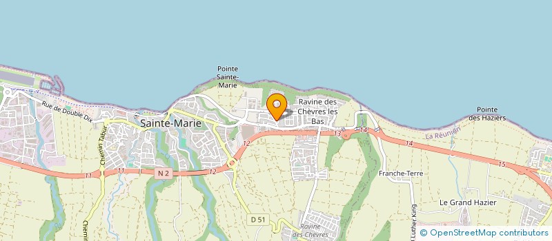 localisation de l'entreprise MONSIEUR DOMINIQUE CHINJOIE à SAINTE-MARIE
