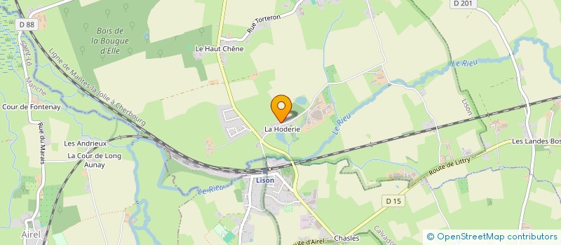 localisation de l'entreprise MONSIEUR DOMINIQUE CHOUVIAT  LE MOLAY LITTRY