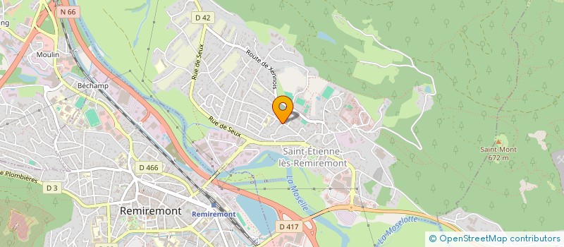 localisation de l'entreprise MONSIEUR DOMINIQUE CHRISTEN à SAINT-ETIENNE-LES-REMIREMONT