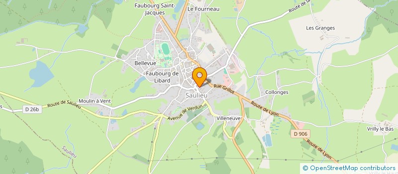 localisation de l'entreprise MONSIEUR DOMINIQUE CHRISTIN à SAULIEU