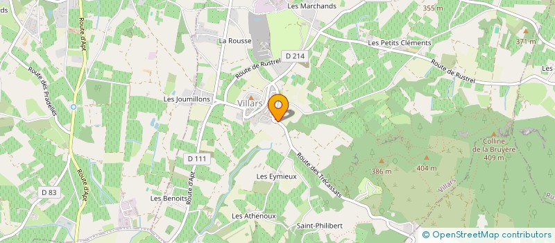 localisation de l'entreprise MONSIEUR DOMINIQUE CHRISTMANN à VILLARS