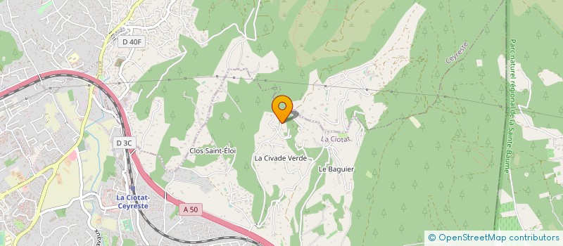 localisation de l'entreprise MONSIEUR DOMINIQUE CHUDEAU à CEYRESTE