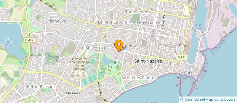 localisation de l'entreprise MONSIEUR DOMINIQUE CIESIELSKI à SAINT-NAZAIRE