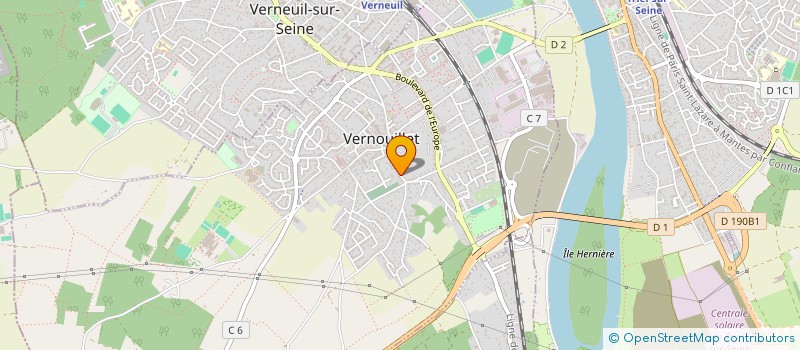 localisation de l'entreprise MONSIEUR DOMINIQUE CIUPA à VERNOUILLET