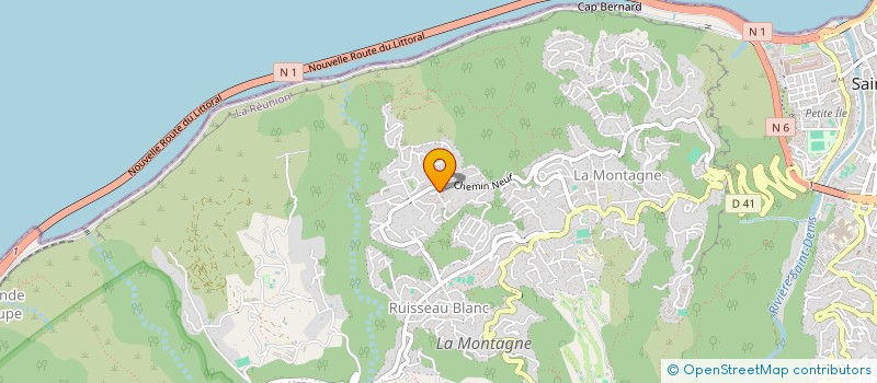 localisation de l'entreprise MONSIEUR DOMINIQUE CLAIN  SAINT-DENIS