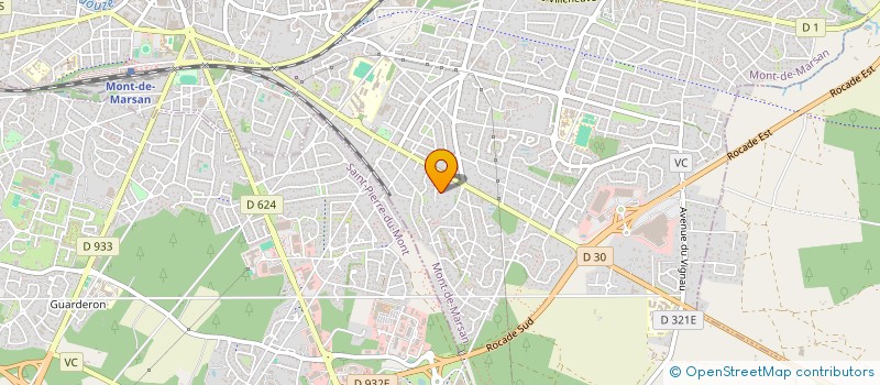 localisation de l'entreprise MONSIEUR DOMINIQUE CLAIN  MONT-DE-MARSAN