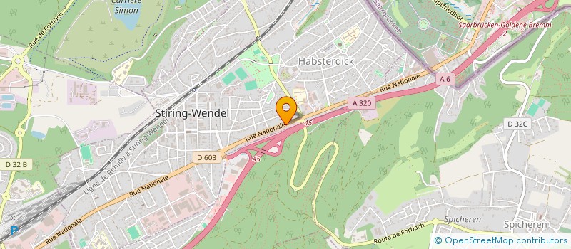 localisation de l'entreprise MONSIEUR DOMINIQUE CLASADONTE  STIRING-WENDEL