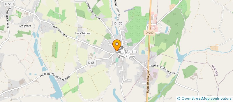 localisation de l'entreprise MONSIEUR DOMINIQUE CLAVIER  SAINT-MARTIN-D'AUXIGNY