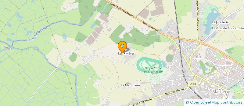 localisation de l'entreprise MONSIEUR DOMINIQUE CLAVIER  MACHECOUL-SAINT-MEME