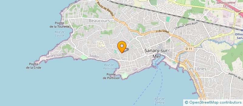 localisation de l'entreprise MONSIEUR DOMINIQUE CLEMENT à SANARY-SUR-MER