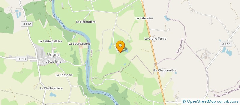 localisation de l'entreprise MONSIEUR DOMINIQUE CLERET  ENTRAMMES