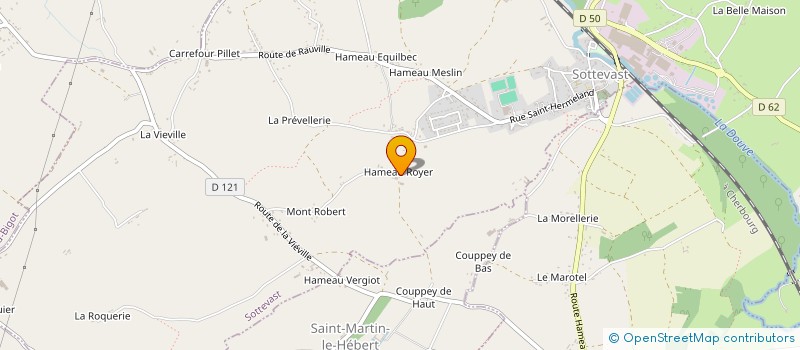 localisation de l'entreprise MONSIEUR DOMINIQUE COISPEL  SOTTEVAST