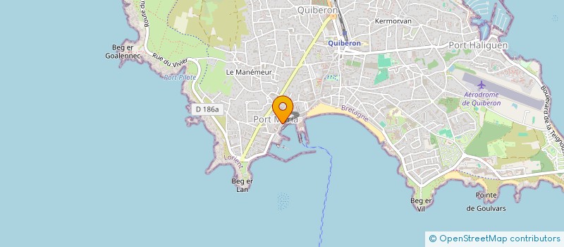localisation de l'entreprise MONSIEUR DOMINIQUE COLAS à QUIBERON
