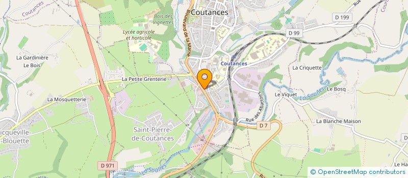 localisation de l'entreprise MONSIEUR DOMINIQUE COLAS  GOUVILLE-SUR-MER