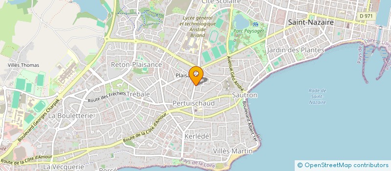 localisation de l'entreprise MONSIEUR DOMINIQUE COLBOURNE à SAINT-NAZAIRE