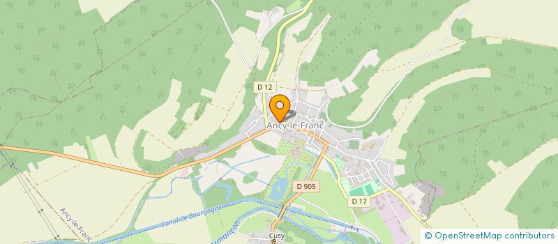 localisation de l'entreprise MONSIEUR DOMINIQUE COLLARD  ANCY-LE-FRANC