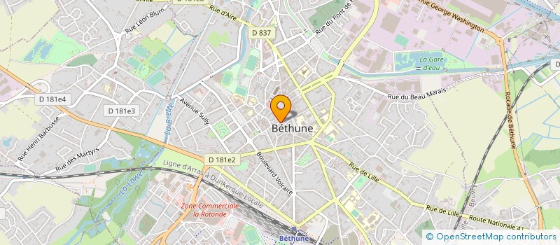 localisation de l'entreprise MONSIEUR DOMINIQUE COLLET à BETHUNE