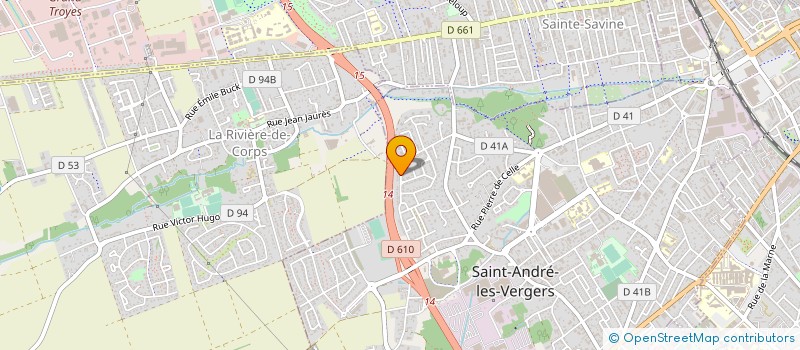 localisation de l'entreprise MONSIEUR DOMINIQUE COLLIN à SAINT-ANDRE-LES-VERGERS
