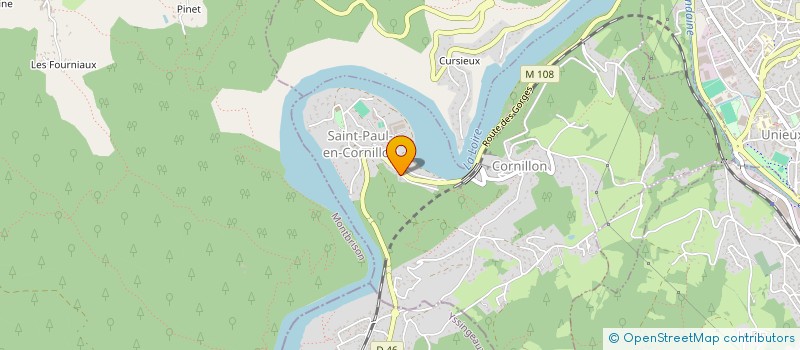 localisation de l'entreprise MONSIEUR DOMINIQUE COLLY  SAINT-PAUL-EN-CORNILLON