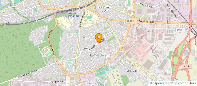 localisation de l'entreprise MONSIEUR DOMINIQUE COMBEAU à EVREUX