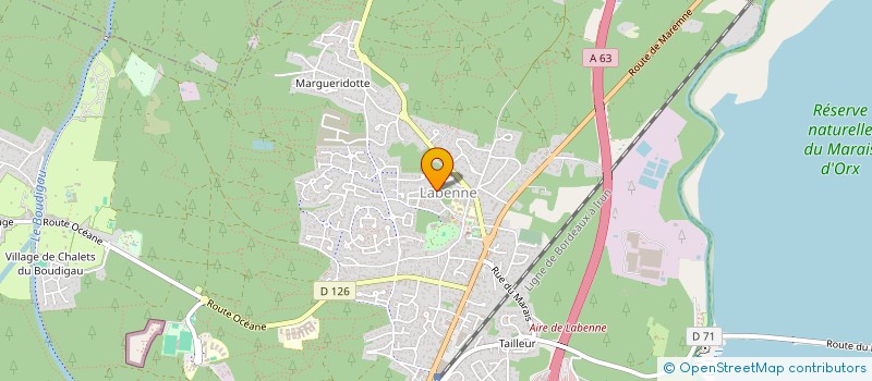 localisation de l'entreprise MONSIEUR DOMINIQUE CONTIS  LABENNE