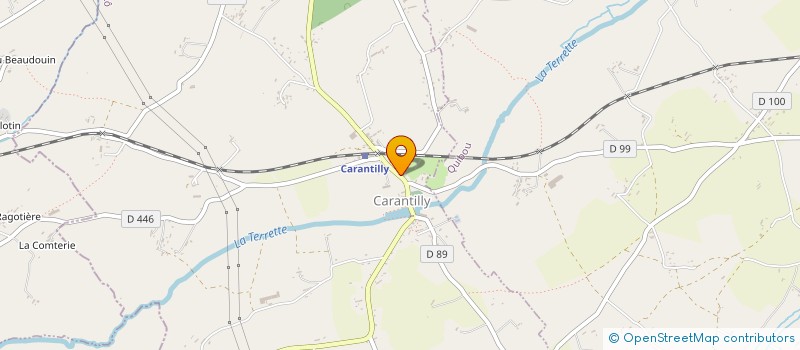 localisation de l'entreprise MONSIEUR DOMINIQUE CONTRAY  THEREVAL