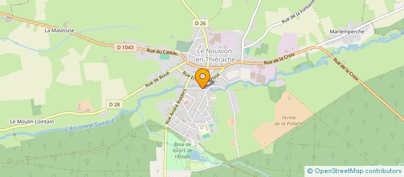 localisation de l'entreprise MONSIEUR DOMINIQUE COPIN à LE NOUVION-EN-THIERACHE