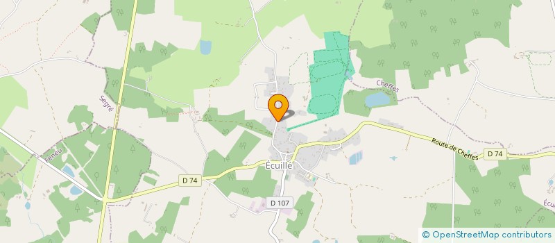 localisation de l'entreprise MONSIEUR DOMINIQUE COQUERIE  ECUILLE