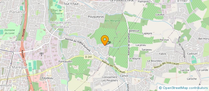 localisation de l'entreprise MONSIEUR DOMINIQUE CORBAL à ARTIGUES-PRES-BORDEAUX