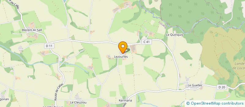 localisation de l'entreprise MONSIEUR DOMINIQUE CORBEL  LOCARN