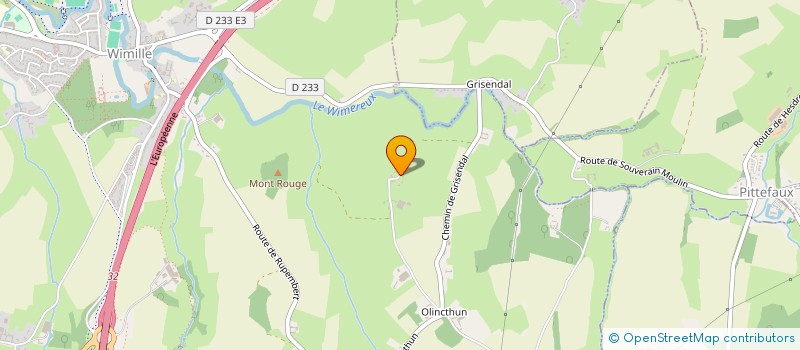 localisation de l'entreprise MONSIEUR DOMINIQUE CORDIER  WIMILLE