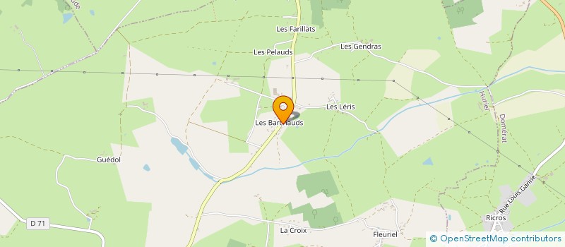 localisation de l'entreprise MONSIEUR DOMINIQUE CORGNAC  HURIEL