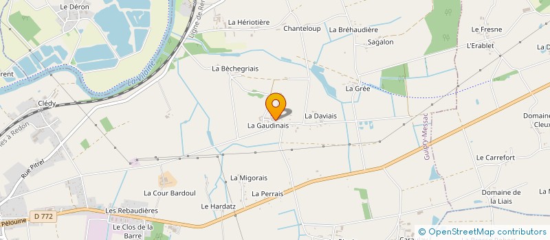 localisation de l'entreprise MONSIEUR DOMINIQUE CORMIER  GUIPRY-MESSAC