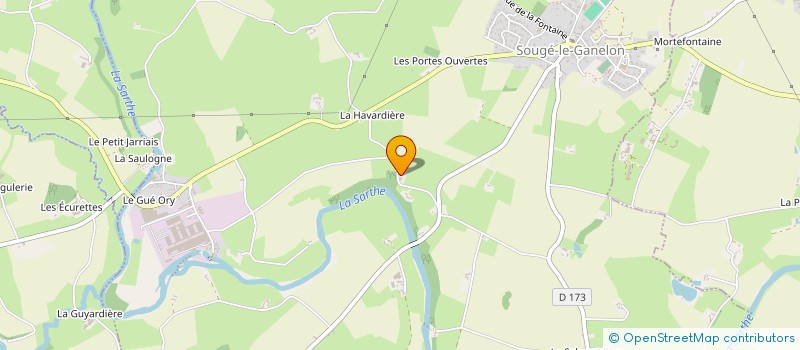 localisation de l'entreprise MONSIEUR DOMINIQUE CORMIER  MONTREUIL LE CHETIF