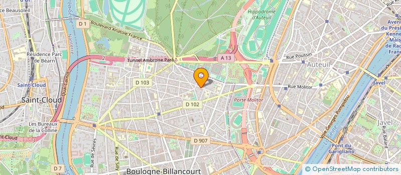 localisation de l'entreprise MONSIEUR DOMINIQUE CORNET à BOULOGNE-BILLANCOURT