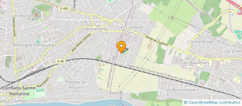 localisation de l'entreprise MONSIEUR DOMINIQUE COSTA  HERBLAY-SUR-SEINE