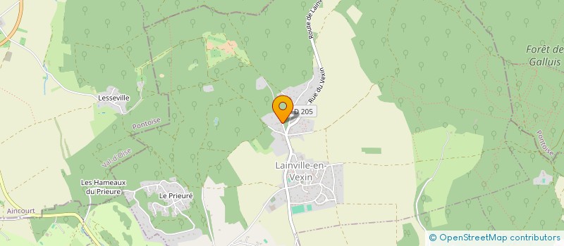localisation de l'entreprise MONSIEUR DOMINIQUE COSTEUX  LAINVILLE-EN-VEXIN