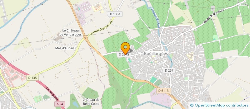 localisation de l'entreprise MONSIEUR DOMINIQUE COURBIN  BOUILLARGUES