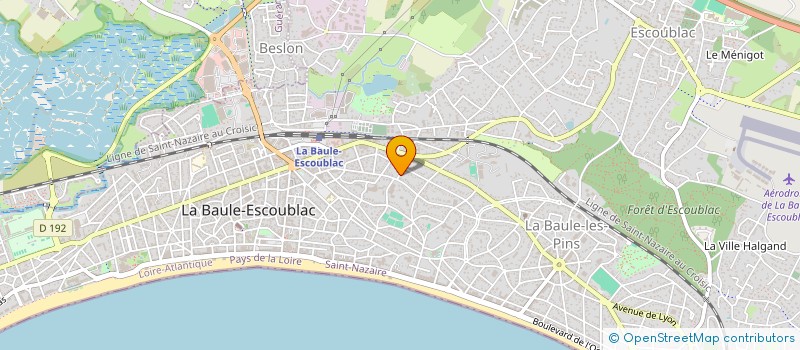 localisation de l'entreprise MONSIEUR DOMINIQUE COURCOUL à LA BAULE-ESCOUBLAC