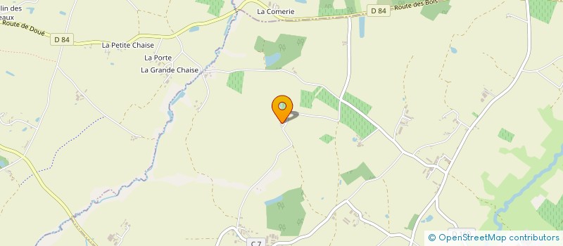 localisation de l'entreprise MONSIEUR DOMINIQUE COUTANT  MONTILLIERS