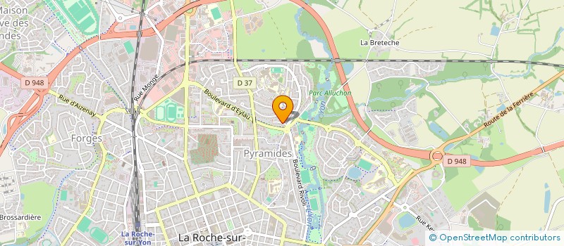 localisation de l'entreprise MONSIEUR DOMINIQUE COUTURIER à LA ROCHE-SUR-YON