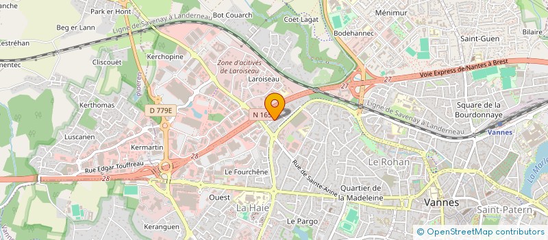 localisation de l'entreprise MONSIEUR DOMINIQUE COZIC à VANNES