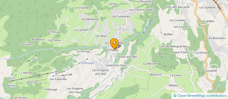 localisation de l'entreprise MONSIEUR DOMINIQUE CREMONA  CORDON