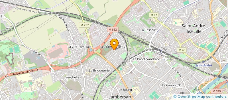 localisation de l'entreprise MONSIEUR DOMINIQUE CRESSON à LAMBERSART