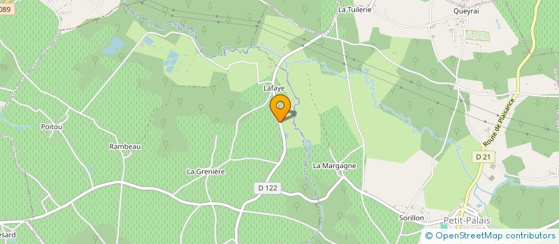 localisation de l'entreprise MONSIEUR DOMINIQUE CROIZET à LUSSAC