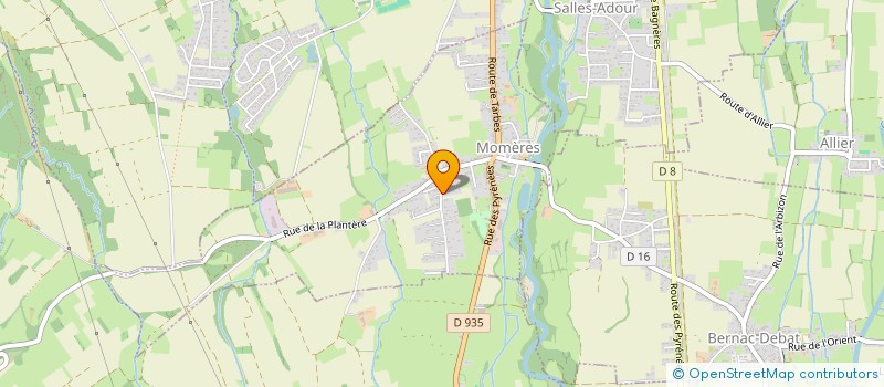 localisation de l'entreprise MONSIEUR DOMINIQUE CROS  MOMERES